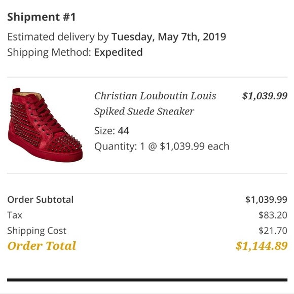 Christian Louboutin mens sneakers - Picture 5 of 5